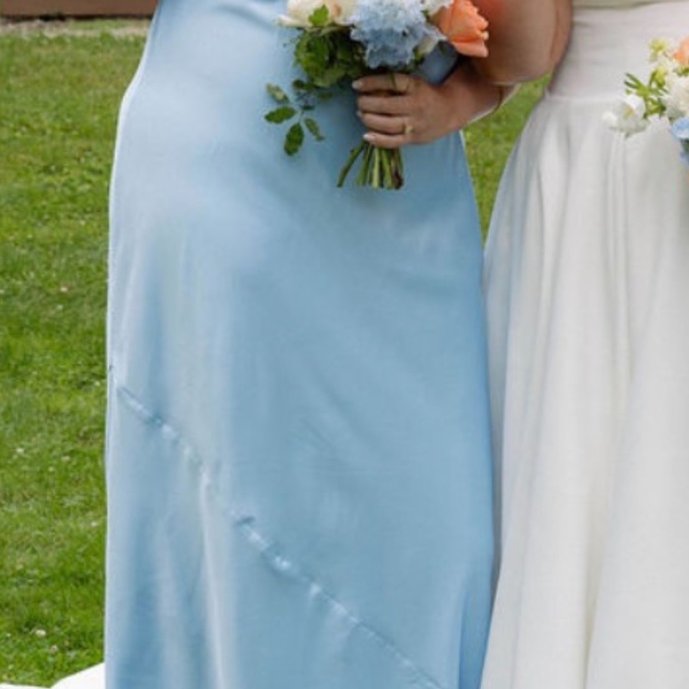 Show Me Your MuMu Baby Blue Halter Maxi Dress - Picture 4 of 8